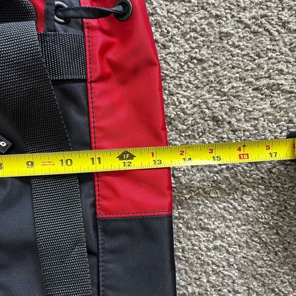 VTG 90s Polo Sport Ralph Lauren Spell Out Backpack Bucket Bag Red Navy Blue Logo - Picture 8 of 9